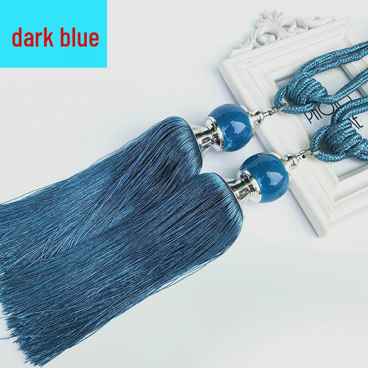 Jade Tassel Fringe Curtain Tie for Living and Bedroom Decor