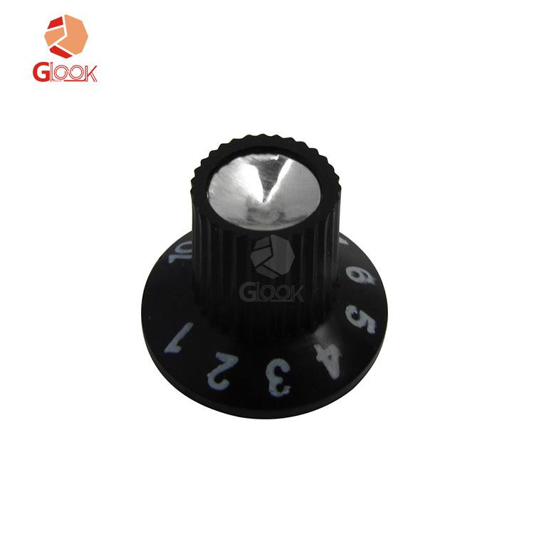 Guitar Amp Speaker Volume & Tone Knob Set with Aluminum Peg Cap