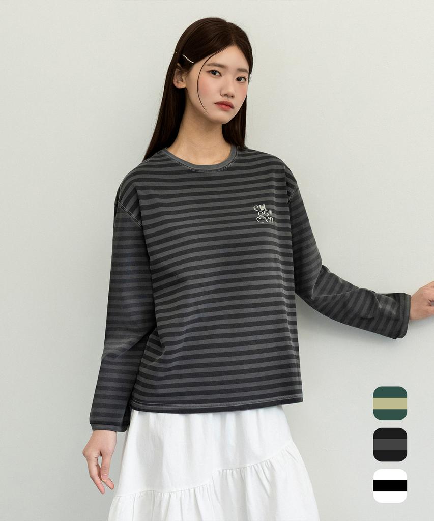 Yujen Striped Ringer Long Sleeve_3 Color