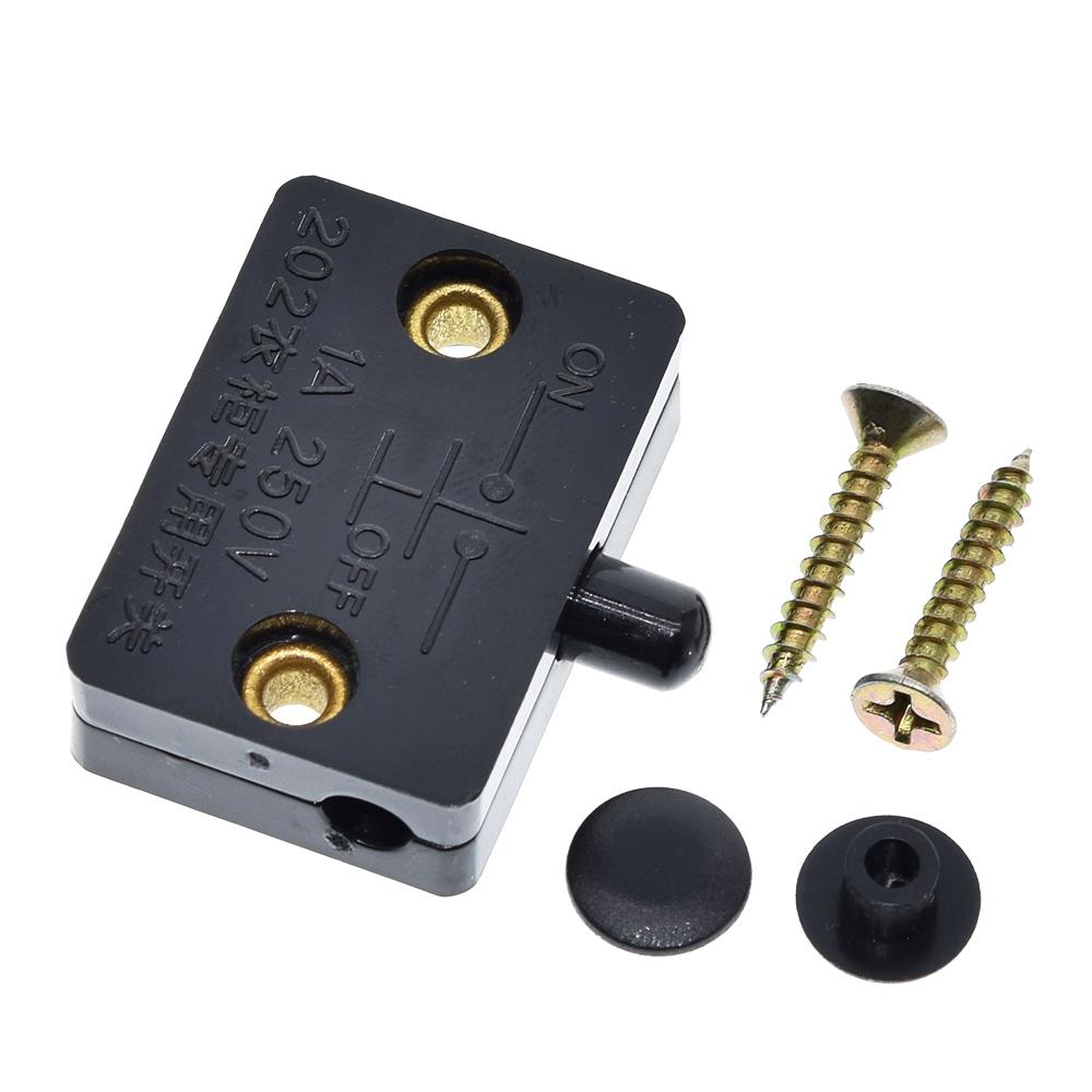 Closet Cabinet Light Switch Automatic Reset Switch Household Cabinet Door Control Switch Wardrobe Light Switch for Electronic