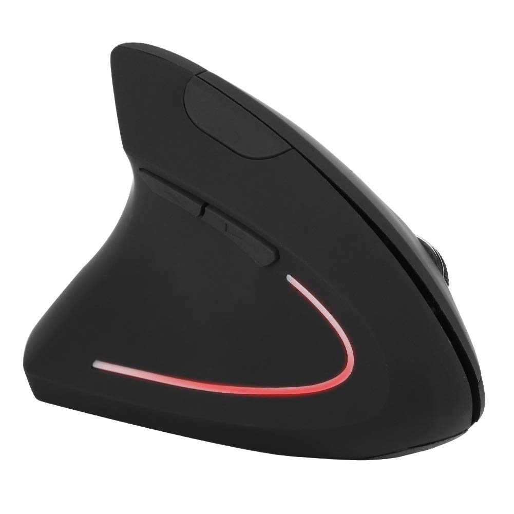 Left-Handed Optical Mouse, 2.4GHz Wireless, Colorful Lights, Ergonomic Design, Plug and Play, Easy To Use