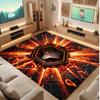 Wolverhampton Wanderers Football Print Crystal Velvet Rug, Comfortable Water Absorbent Non Slip Indoor Floor Carpet