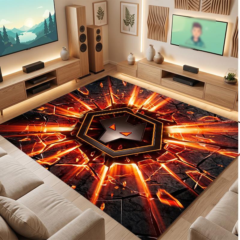 Wolverhampton Wanderers Football Print Crystal Velvet Rug, Comfortable Water Absorbent Non Slip Indoor Floor Carpet
