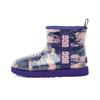 Classic Clear Mini Marble Violet Night Women Sneakers Purple Pink 1120778-VNGH