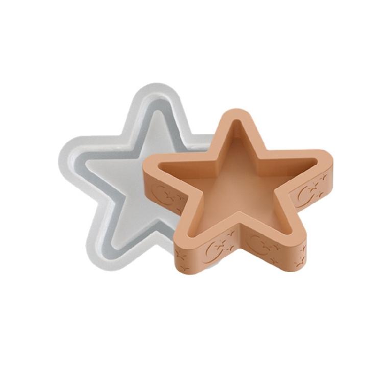 Reusable Star Sturdy Silicone Mould Home Accessory Decoration for Customes Candle Creation Perfect for Gifts M
