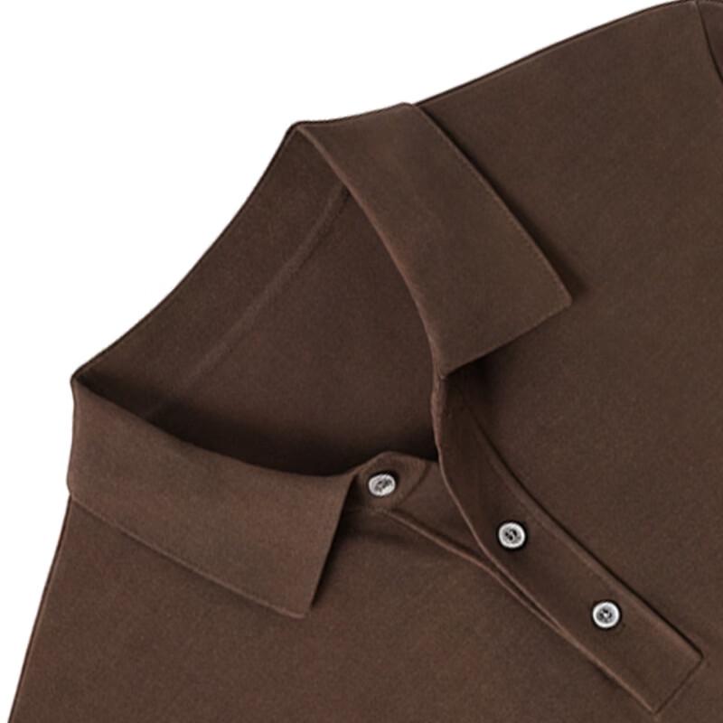 JOW Men's Fine Spun Machine Washable 100% Wool Short Sleeve Polo Shirt