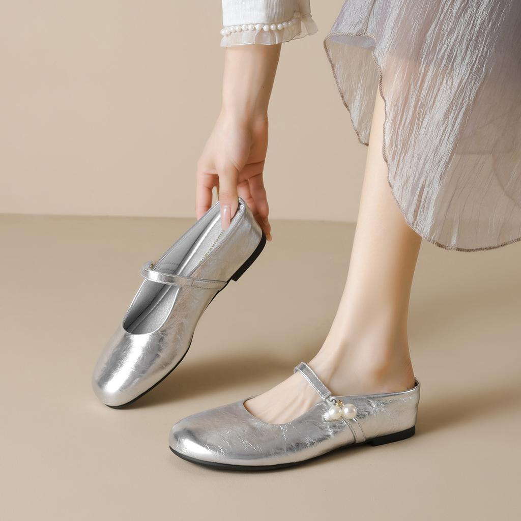 Weiwei girl 879-2 thick-soled inner height-increasing bag head half slippers women's summer outer wear lazy people pedal Mueller shoes