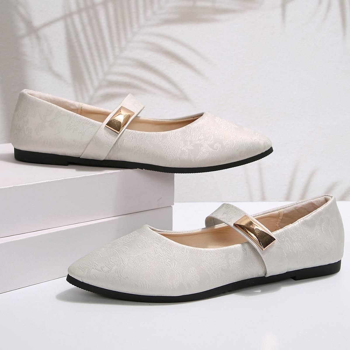 

Flats Shoes Women Casual Slip-on Comfortable Barefoot White Without Heels Fashion Big Size 42 43 and Low Price 43 білий