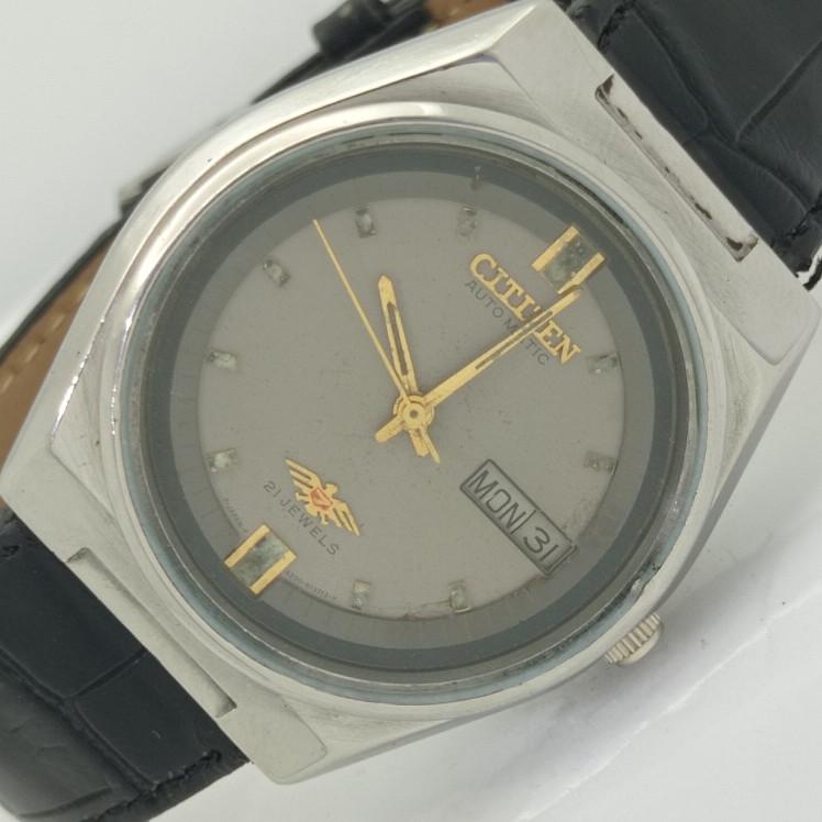 

USED CITIZEN AUTOMATIC OLD 8200 JAPAN MENS ORIGINAL DIAL WATCH 006-a412500-2 Sku006-a412500