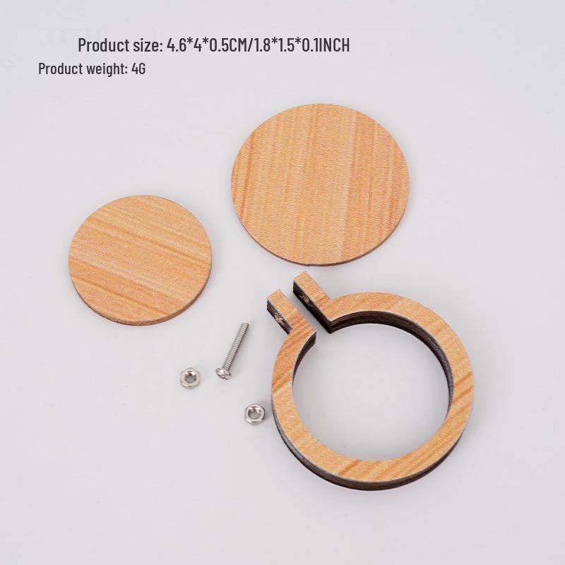 Wooden Mini Embroidery Hoop Frame for Jewelry & Cross Stitch