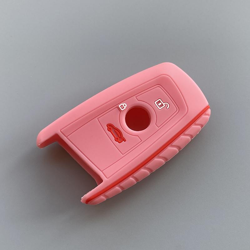 Silicone Key Case Cover Holder Keychain for F10 F20 F30 F80 X3 F25 F26 X4 M Key Case for Bmw Serie 1 5 3 F20 Accessories Car Fob