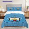 Manchester City Emblem Bedding (1 * duvet cover + 2 * pillowcase, without core) 2DFlat Soft and comfortable Bedding set Duvet cover and pillowcase