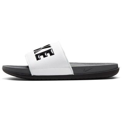 Offcourt Slide Dark Grey White Men Sneakers Black BQ4639-001