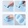 Portable U-shaped Neck Pillow Milk Fiber Mini Inflatable Travel Pillow Comfortable Soft Ring Neck Pillow Outdoor Activities
