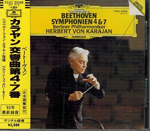 

CD БЕТХОВЕН - Бетховен: Симфонии №. 4 и 7 F35G20048 Япония Классика