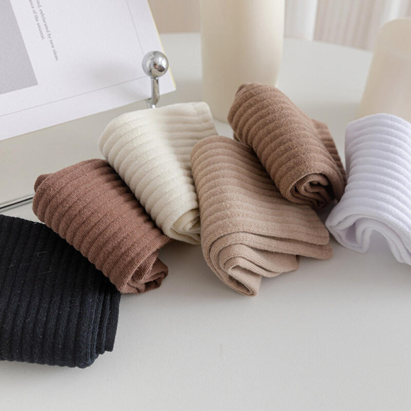 6-pair set of flared, tight-fitting, mid-calf socks