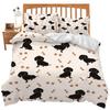 Highland Cattle Three-piece Quilt Cover 3D Digital Printing Bedding Set Farmhouse Bed Cover