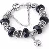 Plated Charm Bracelets for Women with a Beautiful Murano Beads Pa Original Bracelet for Women Jewelry Gift