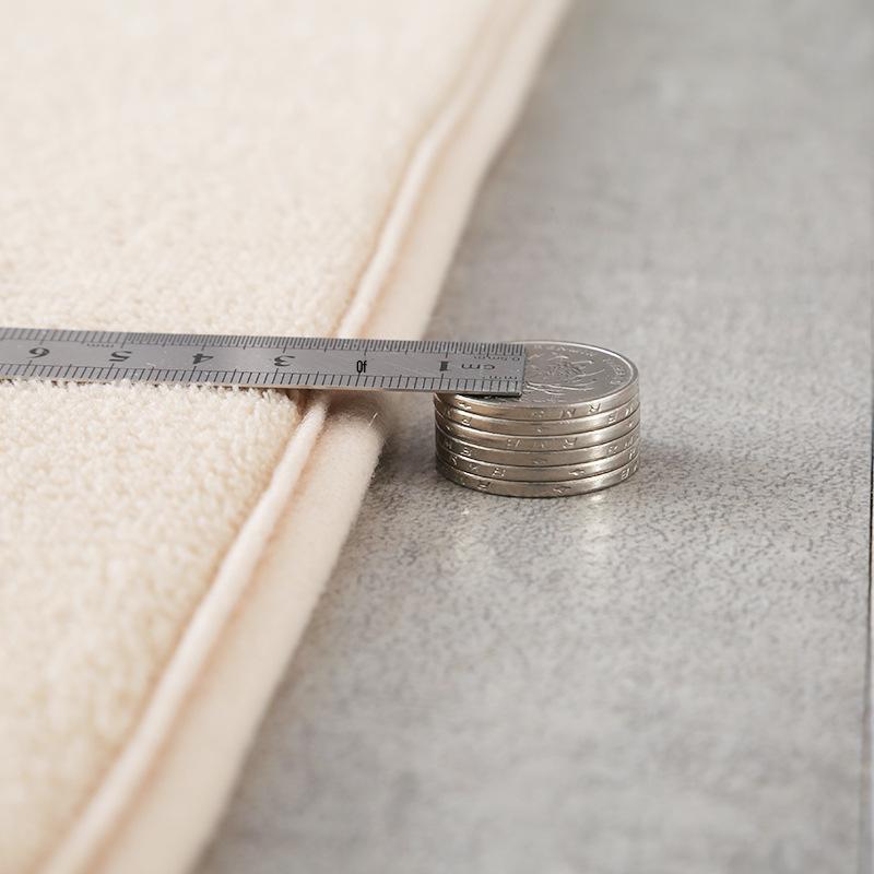 Modern Simple Style Thickened Non-Slip Coral Fleece Carpet for Living Room & Bedroom