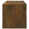 2 Piece TV Wall Cabinets Smoked Oak 100 x 30 x 30 cm Wood Based Material