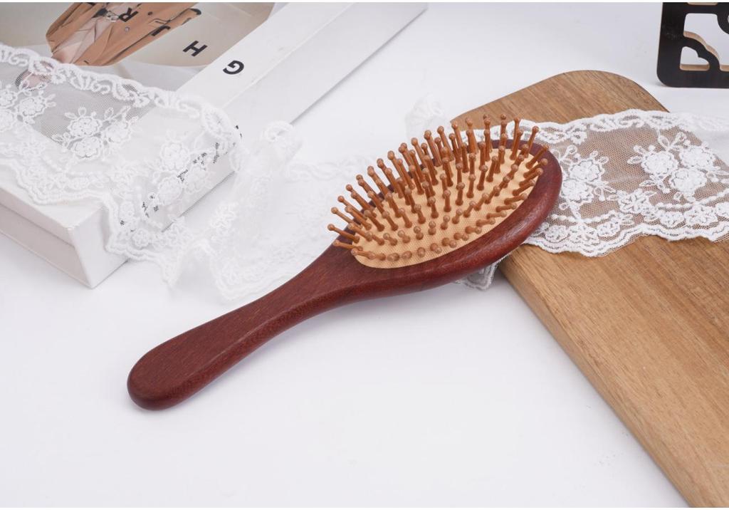 Sandalwood Rebound Massage Comb for Hair and Body