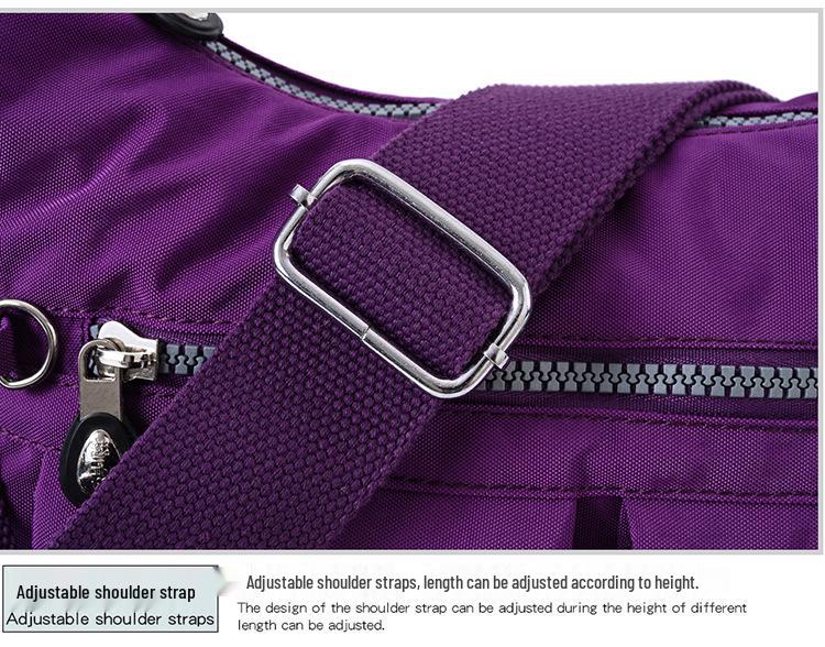 Borsa a tracolla da donna in nylon di grande capacità - Elegante e versatile