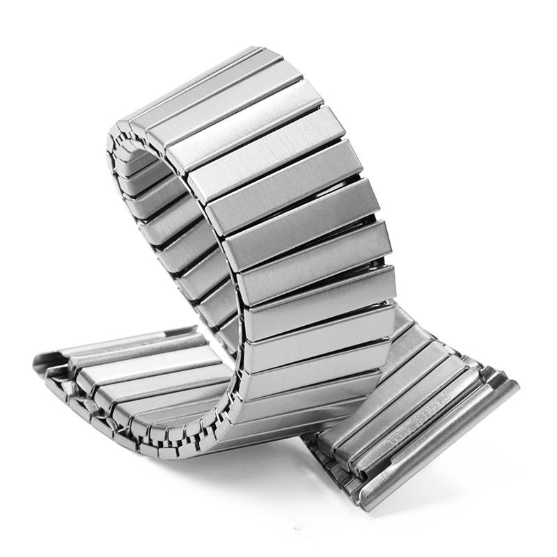 

Эластичный ремешок для часов из нержавеющей стали для Huawei Watch 2pro, 22 мм, одна бусина, дизайн «тонкая талия». Small серебряный