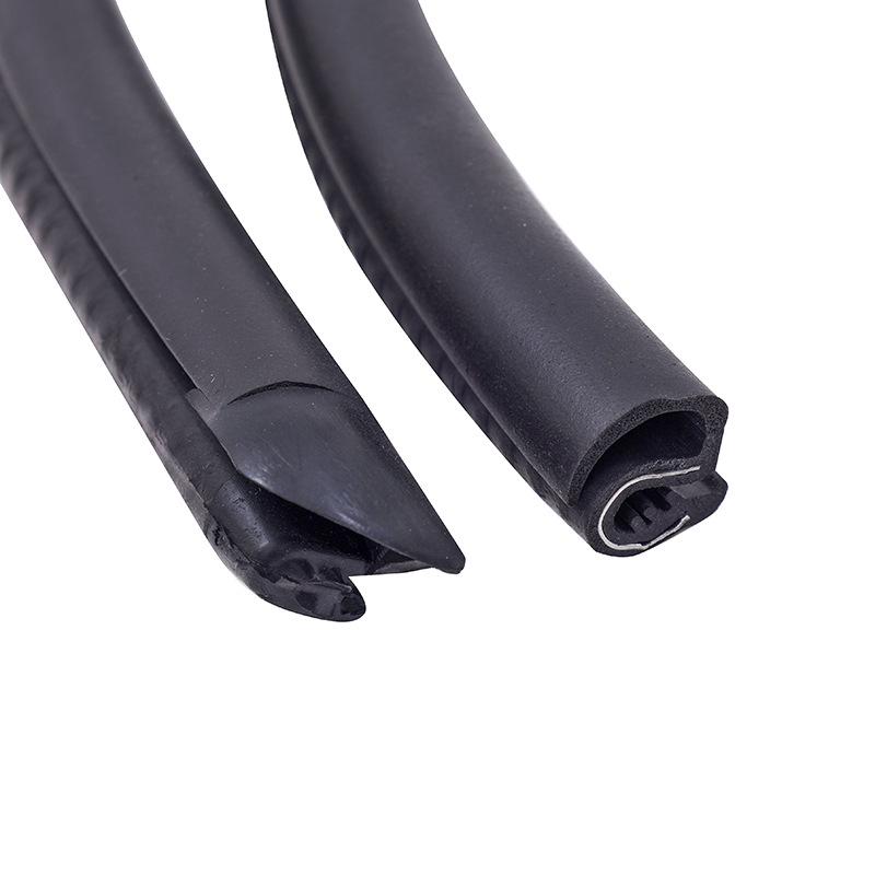 Universal Car Door Soundproof & Seal Strip - Waterproof, Dustproof, Noise-Reducing Rubber Strip for B-Pillar.