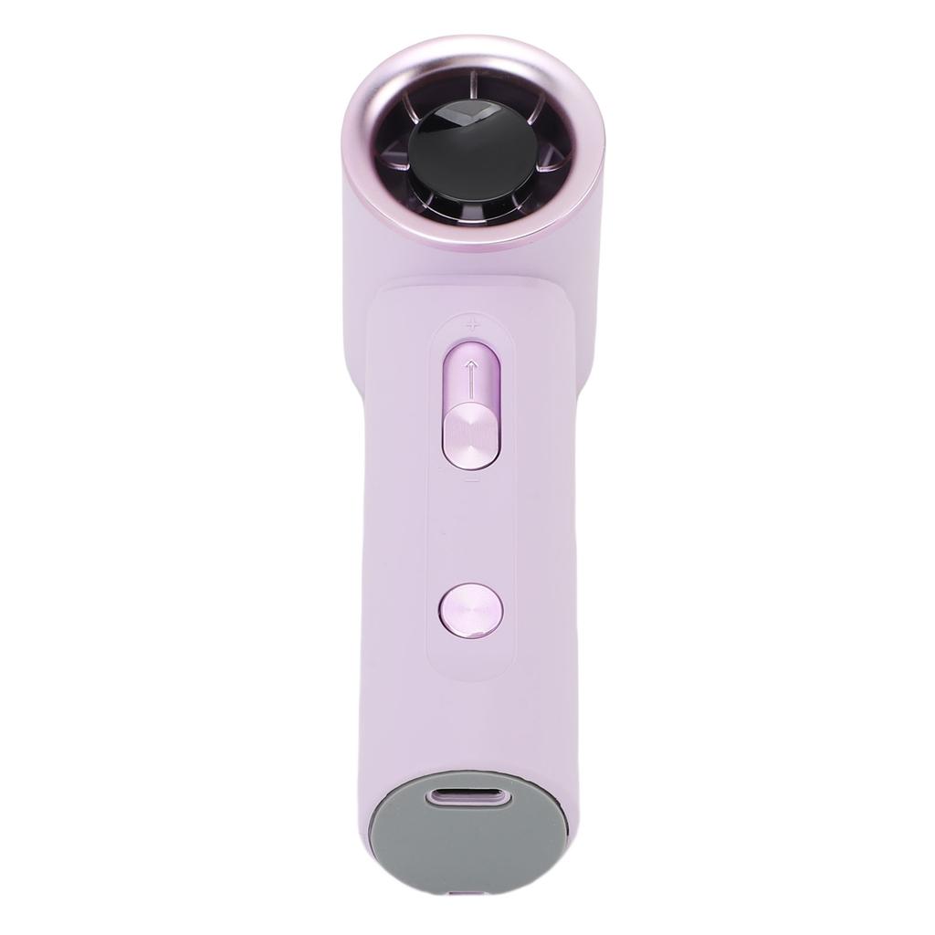 Portable Handheld Fan 100 Speeds Stepless Adjustable Quiet Rechargeable Digital Display Mini High