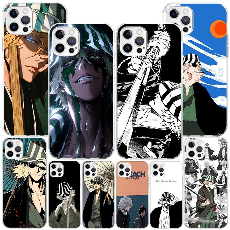 Bleach Kisuke Urahara Phone Case For iPhone 17 Air 16 Pro Max 16E 15 + 14 Plus 11 12 13 Mini 7 8 SE Gift Print Cover Fundas