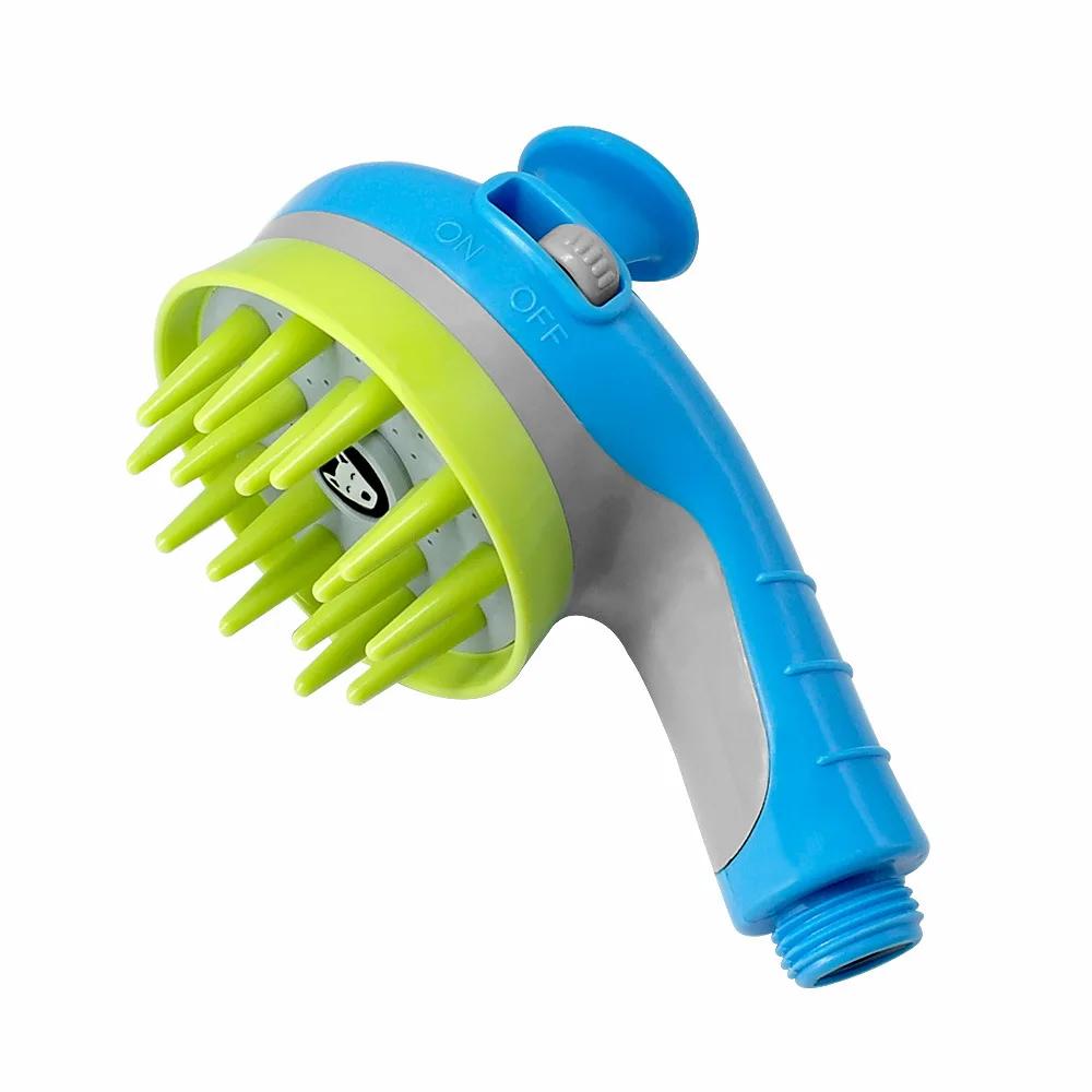 

Pet Shower Nozzle Silicone Massage Tool Suitable Indoor and Outdoor Use, Multi-functional Cat and Dog Shower Nozzle Massage