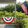 Independence Day Decoration Outdoor Garden Decoration Fence Fence Pendant Fan Flag Hanging Happy Easter Banner Sign Wall Banner