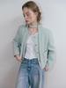 ETMON Strap Hairy Wool Jacket, Mint