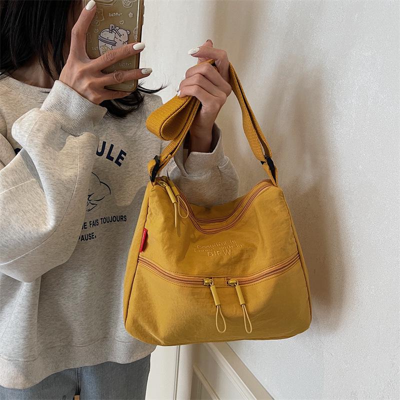 Women's Nylon Crossbody Tote: Large Capacity 2025 Fashion Shoulder Bag