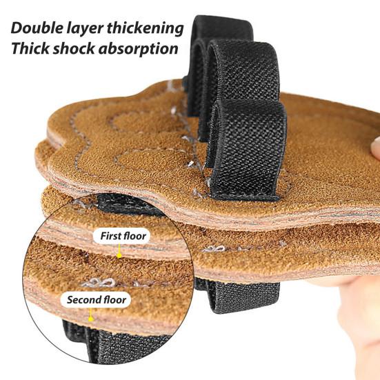 1 Pair Cat Paw 4-Finger Anti-Slip Workout Grips Faux Leather Palm Protection Weight Lifting Dumbbell Deadlift Pull-Up Grippers Gym Training