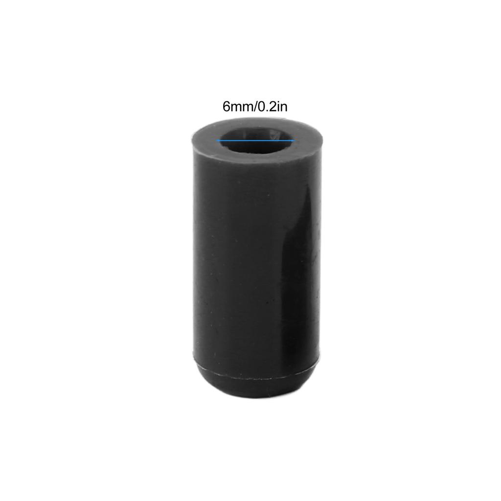 10 Pcs 6mm Vacuum Hose Silicone Wear Resistance Flexible Waterproof Auto Tubing Cover End Plug