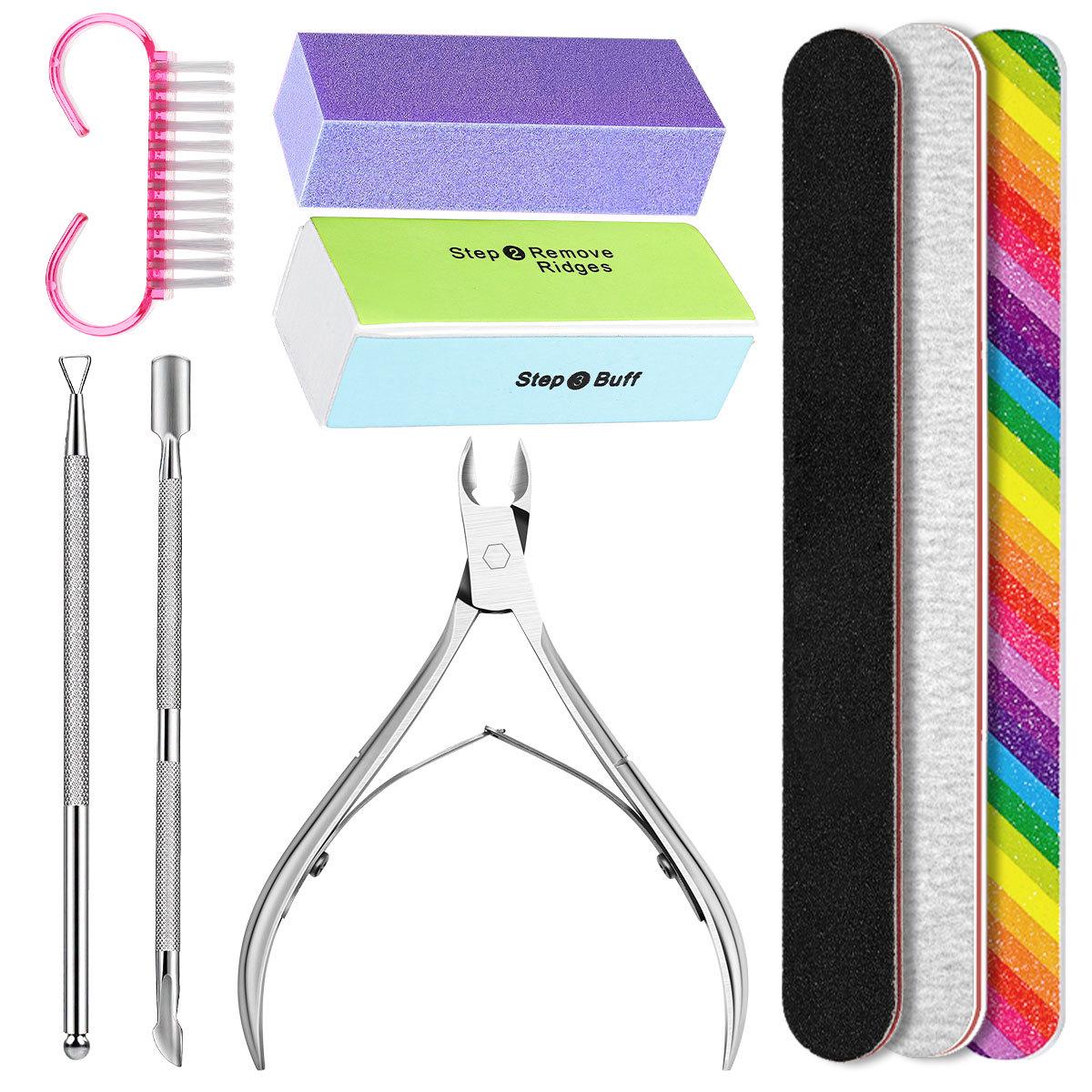 

Stainless Steel Dead Skin Scissors & Eagle Beak Pliers Set - Nail Repair & Beauty Care Double-Headed Knife.