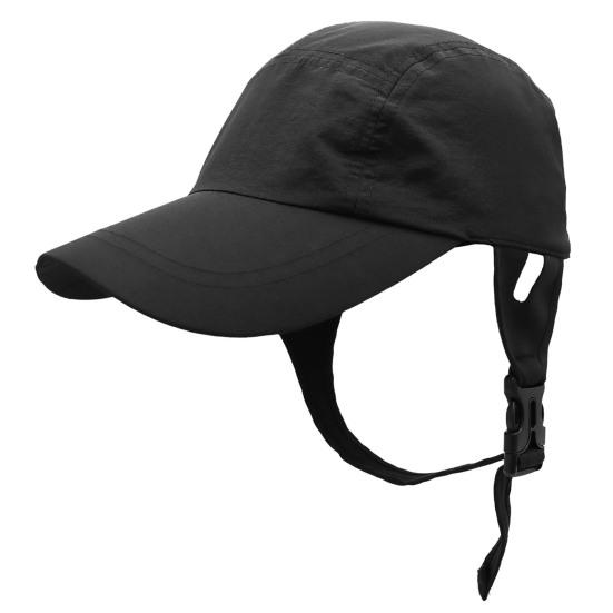 Unisex Sun Hat with Adjustable Buckle Solid Color Sun Protection Caps with Wide Brim Anti-UV Caps for Camping Hiking
