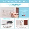 Sakura Crepas Transparent Whiteboard Sheet Pita Clear A5 Adhesive Whiteboard Marker Black Red Set of 2 WDC-A5S