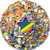 10/30/50/100 Pezzi Adesivi Parata Arcobaleno Pride Cartoni Animati Divertenti Decalcomanie Graffiti Gay LGBT Adesivo Decorazione Valigia Telefono Chitarra Giocattolo