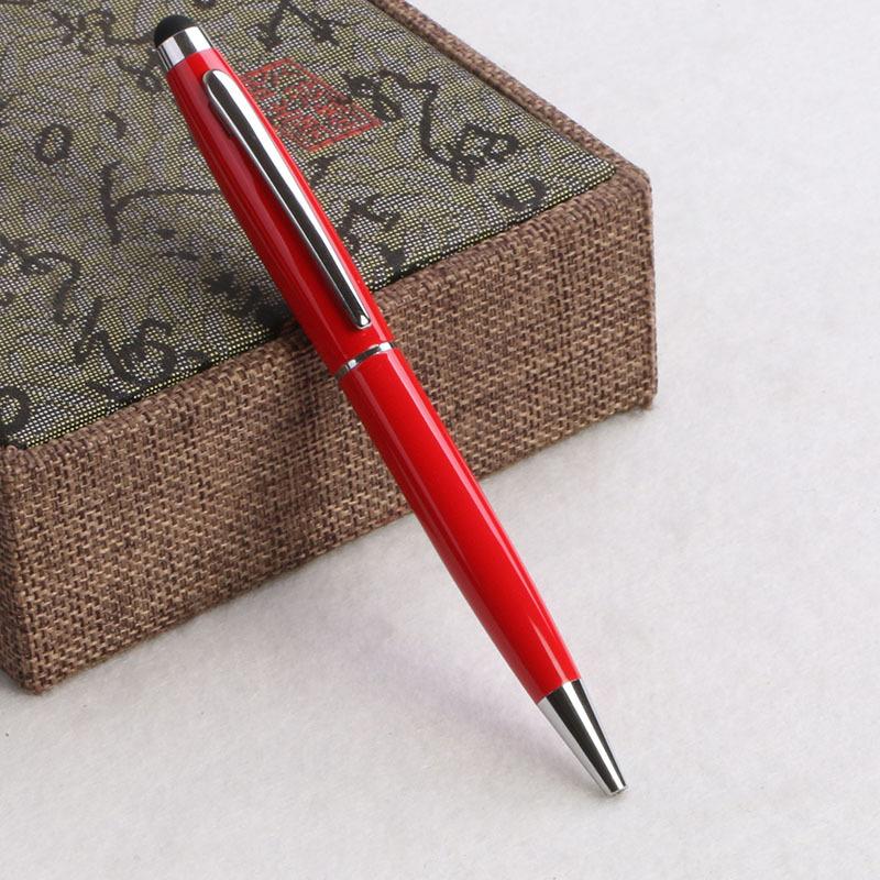 Metal Pen Hotel Advertising Dual-Purpose Pen Business Touch Rotating Ballpoint Pen Tablet Writing Dual-Purpose Pen bullet type 1.0