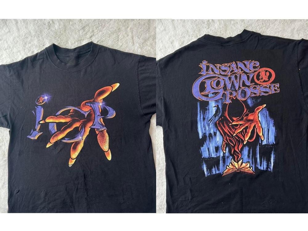 

Insane Clown Posse Футболка унисекс с двусторонним принтом из плотного хлопка GS316 S