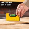 100mm Portable Magnetic Pocket Level High-precision Aluminum Structure Spirit Bubble Level Horizontal Level for Daily Use