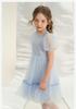 Sweet Mesh Bubble Sleeve Princess Skirt for Girls