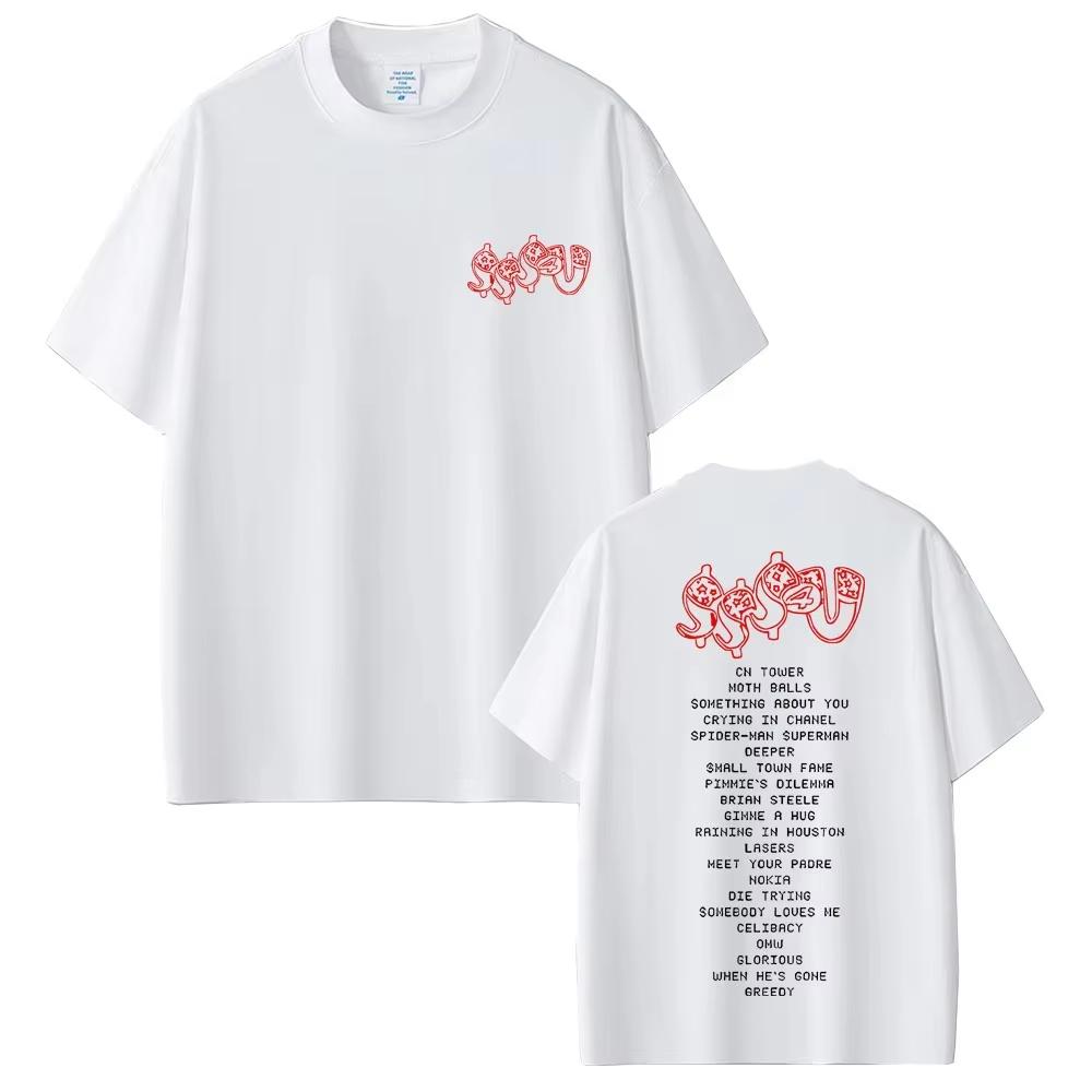 Rapper PARTYNEXTDOOR  Drake Graphic T Shirt SSS4U Some Sexy Songs 4 U Tshirts Mens Hip Hop Fashion Tshirt 2026 Springsummer