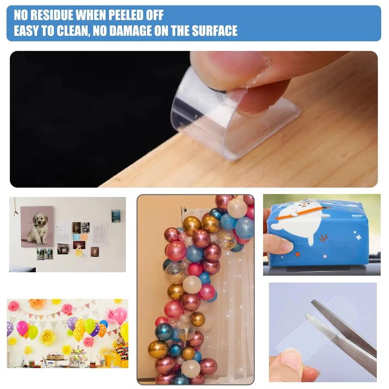 Transparent Non-marking Stickers Tape Double-sided Adhesive Tape Square Ultra-strong Waterproof