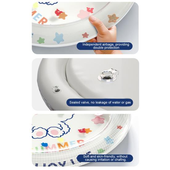 Inflatable Water Mat Pets Water Sensor Play for Babies Thickened Mat Press-to-Inflate Pad