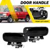 Front Exterior Outside Door Handles Black Set of 2 For Toyota T100 1993-1998