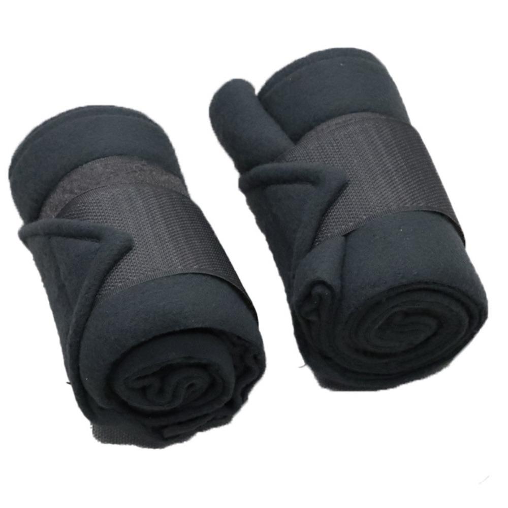 2/4Pcs Set Polar Fleece Horse Leg Bandage Breathable Horse Leg Wraps  Show Jumping