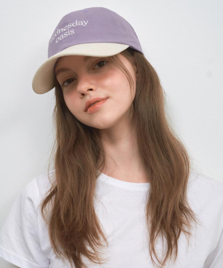 Wednesday Oasis For Woman Signature Pure Two-Tone Ball Cap_8Color(W25-Acc03)